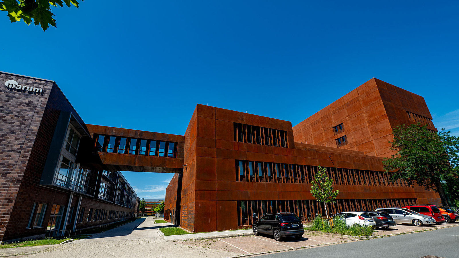 Außenansicht des neuen Zentrums für Tiefseeforschung an der Universität Bremen.